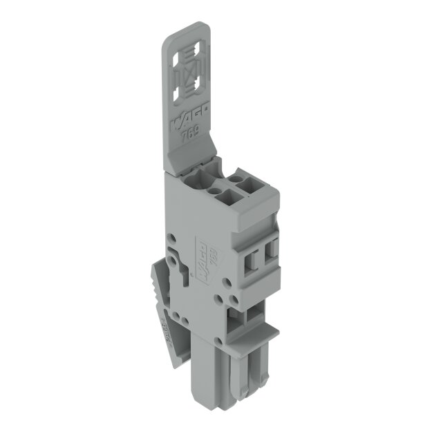 Wago 769-102/142-000 1-Leiter-Federleiste Grau