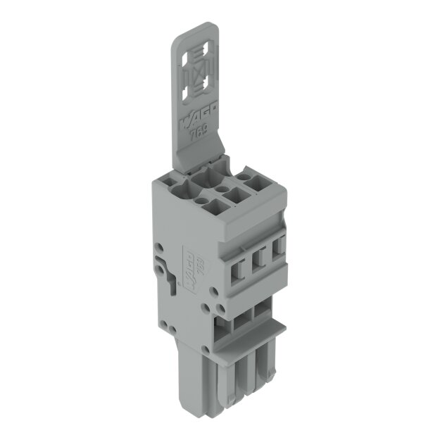 Wago 769-103/142-000 1-Leiter-Federleiste Grau
