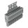 Wago 769-114/145-000 1-Leiter-Federleiste Grau