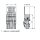 Wago 769-115/145-000 1-Leiter-Federleiste Grau