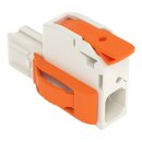 Wago 832-1101/011-000/037-000 1-Leiter-Federleiste,Hebel Grau