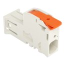 Wago 832-1201/011-000 1-Leiter-Stiftleiste,Hebel Grau