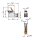 Wago 832-1201/011-000 1-Leiter-Stiftleiste,Hebel Grau