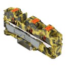 Wago 2216-1301/000-053 3-Leiter-Durchgangsklemme Mehrfarbig