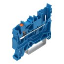 Wago 2222-1204 1-Leiter/1-Pin-Basisklemme Blau
