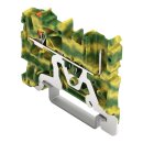 Wago 2222-1207 1-Leiter/1-Pin-PE-Basisklemme Grün/gelb