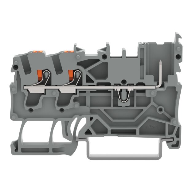 Wago 2222-1301 2-Leiter/1-Pin-Basisklemme Grau