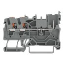 Wago 2222-1301 2-Leiter/1-Pin-Basisklemme Grau