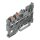 Wago 2222-1301 2-Leiter/1-Pin-Basisklemme Grau