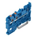Wago 2222-1304 2-Leiter/1-Pin-Basisklemme Blau