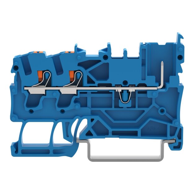 Wago 2222-1304/999-953 2-Leiter/1-Pin-Basisklemme Blau