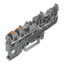 Wago 2222-1401 2-Leiter/2-Pin-Basisklemme Grau