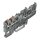 Wago 2222-1401 2-Leiter/2-Pin-Basisklemme Grau