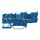 Wago 2222-1404 2-Leiter/2-Pin-Basisklemme Blau