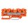 Wago 2206-1402 4-Leiter-Durchgangsklemme Orange
