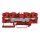 Wago 2206-1403 4-Leiter-Durchgangsklemme Rot