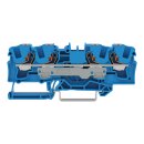 Wago 2206-1404 4-Leiter-Durchgangsklemme Blau