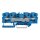 Wago 2206-1404 4-Leiter-Durchgangsklemme Blau