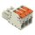 Wago 831-1103/000-004 1-Leiter-Federleiste Schwarz