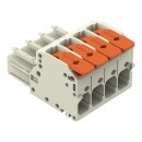 Wago 831-1104/000-004 1-Leiter-Federleiste Schwarz