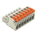 Wago 831-1107/000-004 1-Leiter-Federleiste Schwarz