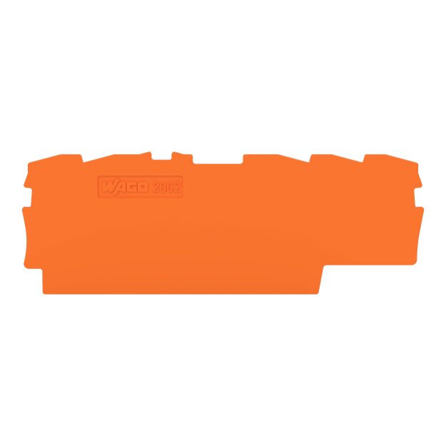 Wago 2002-1596Abschluss- und Zwischenplatte Orange
