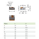Wago 2231-1108/328-000 1-Leiter-Federleiste