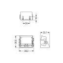 Wago 221-509/002-053 Befestigungsadapter