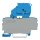 Wago 2202-1614/1000-867 2-Leiter-Sicherungsklemme Grau