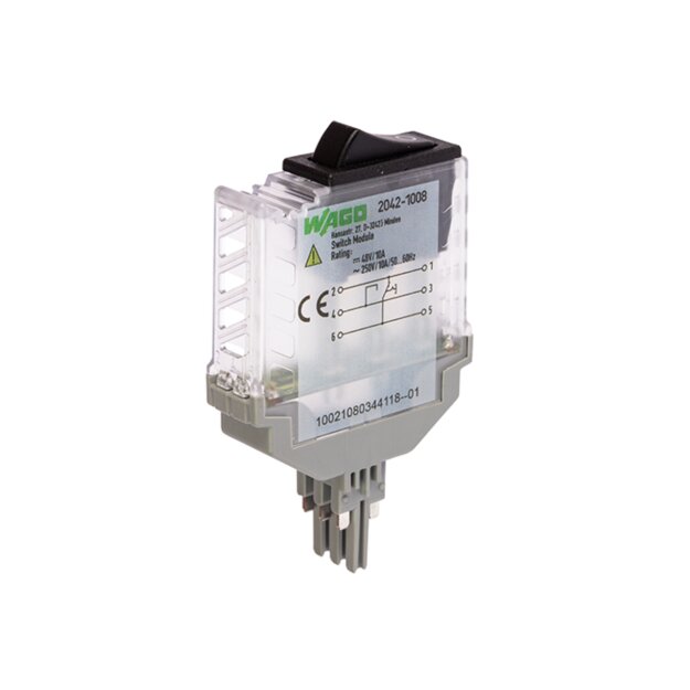 Wago 2042-1008 Schaltermodul Grau