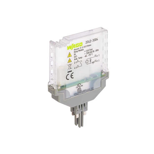 Wago 2042-3004 Relaismodul Grau