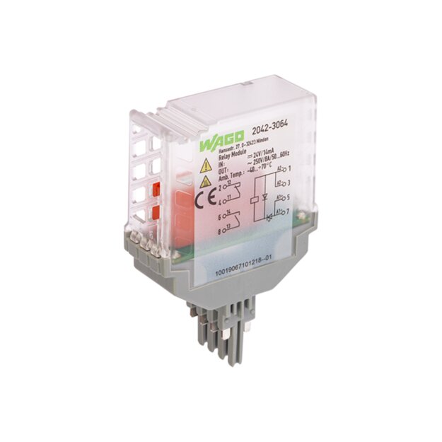 Wago 2042-3064 Relaismodul Grau