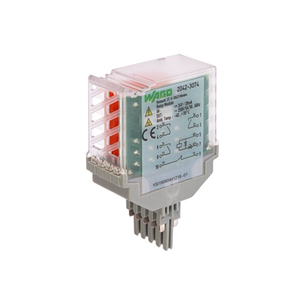 Wago 2042-3074 Relaismodul Grau