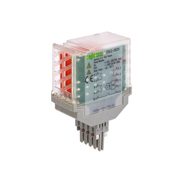 Wago 2042-3829 Relaismodul Grau
