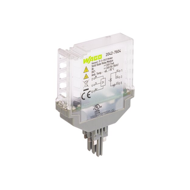 Wago 2042-7604 Solid-State-Relaismodul Grau