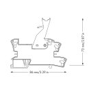 Wago 788-109 Relaissockel 2 Wechsler