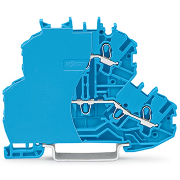 Wago 2000-2204/099-000 Doppelstockklemme Blau