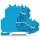 Wago 2000-2204/099-000 Doppelstockklemme Blau