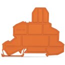 Wago 2002-1092 Endplatte Orange