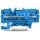 Wago 2002-1604 2-Leiter-Durchgangsklemme Blau