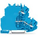 Wago 2002-2204/099-000 Doppelstockklemme Blau