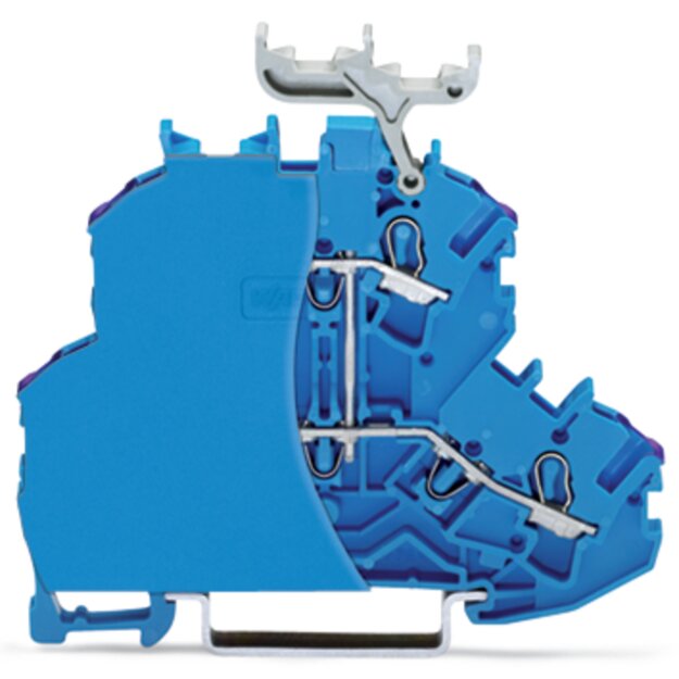 Wago 2002-2209/099-000 Doppelstockklemme Blau