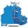 Wago 2002-2209/099-000 Doppelstockklemme Blau