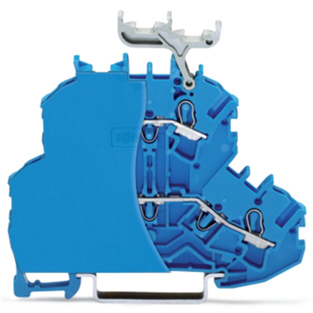 Wago 2002-2234/099-000 Doppelstockklemme Blau
