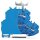 Wago 2002-2234/099-000 Doppelstockklemme Blau