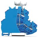 Wago 2002-2239/099-000 Doppelstockklemme Blau