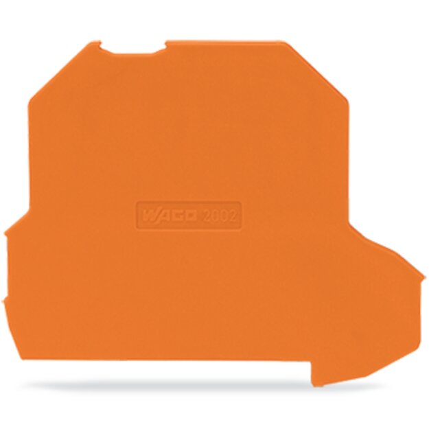 Wago 2002-2296 Trennwand Obergeschoss Orange
