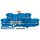 Wago 2002-2974 Doppelstock-Trennklemme Blau