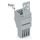 Wago 2020-112/135-000 1-Leiter-Federleiste Grau