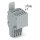 Wago 2020-205/124-000 2-Leiter-Federleiste Grau